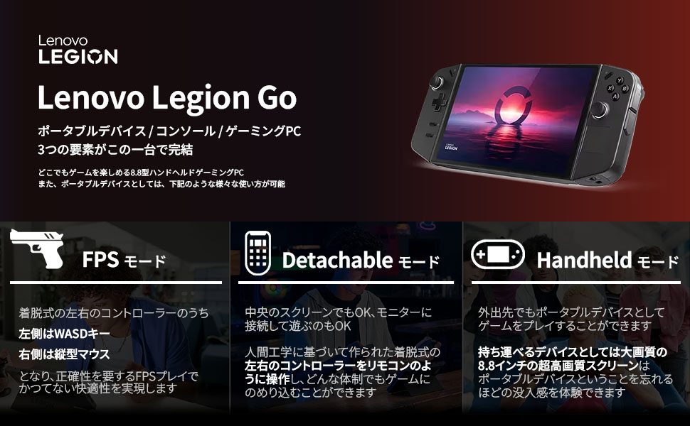 Lenovo Legion Go（83E10027JP）